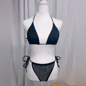 Good American Rhinestone Bikini